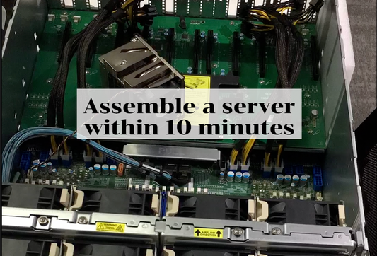 Assemble a GPU server within 10 minutes